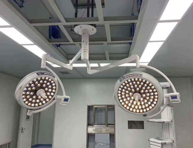surgical light installation
